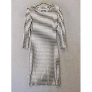 Sonnet James Striped‎ Long Sleeve Dress Spring Collection 2014 Size Medium